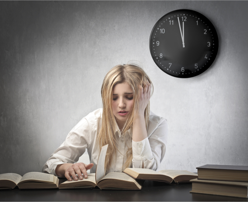 Las últimas horas antes de un examen